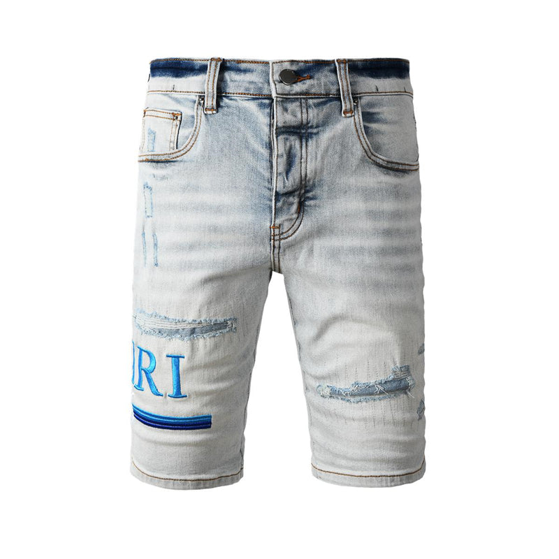 SOLLSALE-AMIRI  Fashion Denim shorts 6012