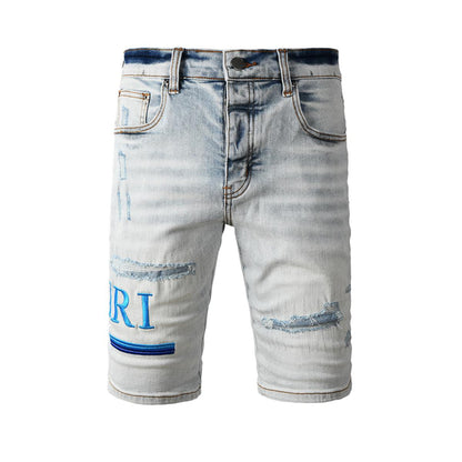 SOLLSALE-AMIRI  Fashion Denim shorts 6012