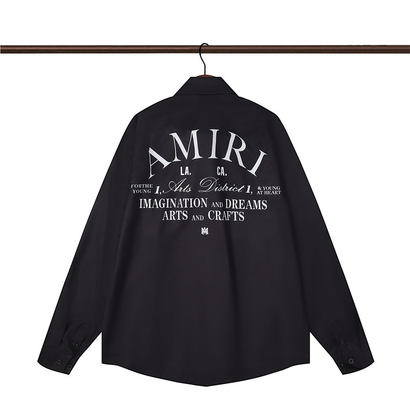 SOLLSALE-AMIRI silk shirt