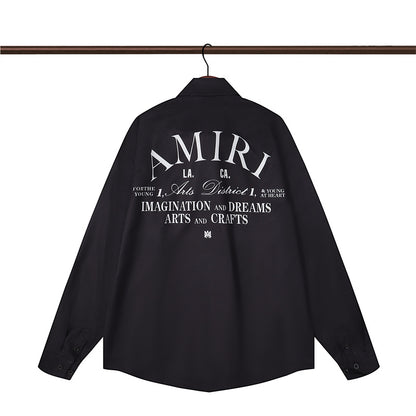 SOLLSALE-AMIRI silk shirt