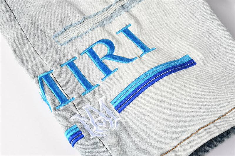 SOLLSALE-AMIRI  Fashion Denim shorts 6012