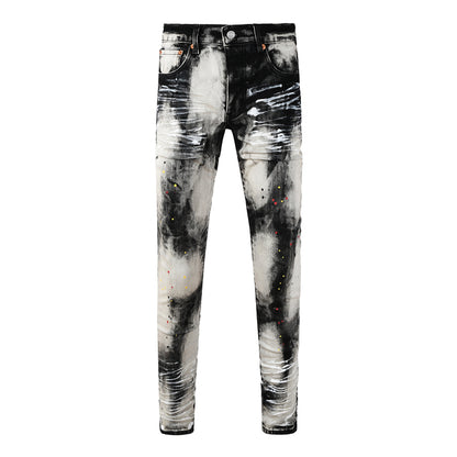 SOLLSALE-PURPLE  Fashion Jeans 9111