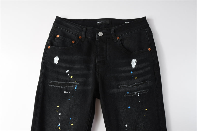 SOLLSALE-PURPLE  Fashion Jeans 9121