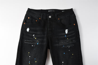 SOLLSALE-PURPLE  Fashion Jeans 9121