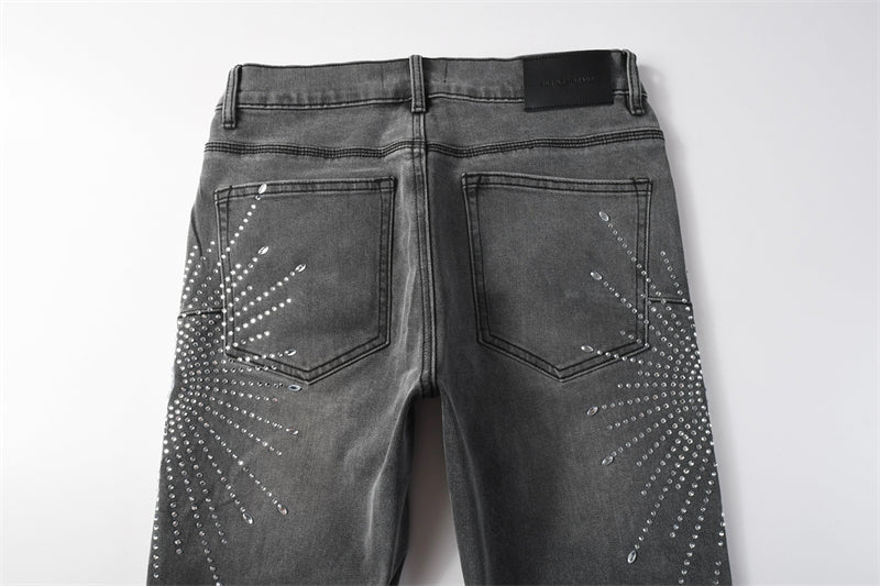 SOLLSALE-PURPLE  Fashion Jeans 9123