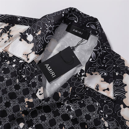 SOLLSALE-AMIRI silk shirt
