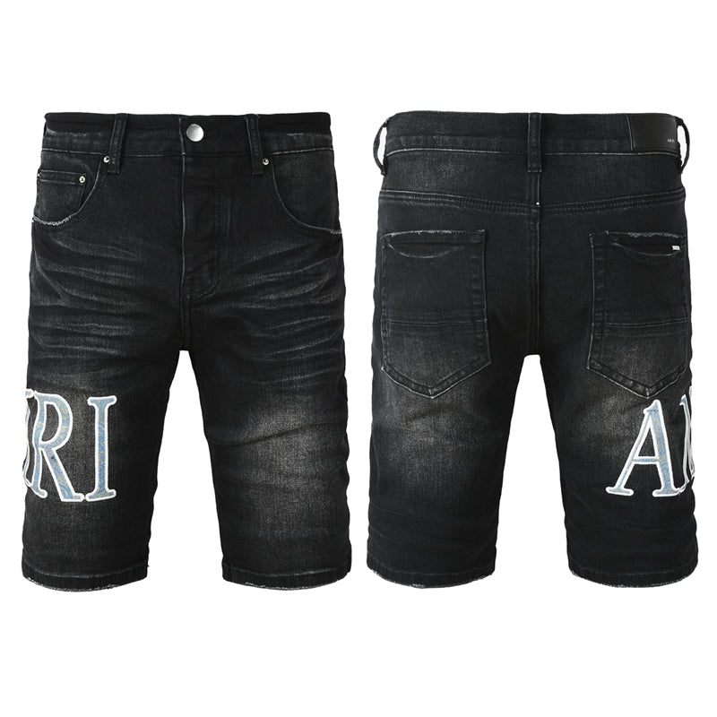 SOLLSALE-AMIRI  Fashion Denim shorts 6005