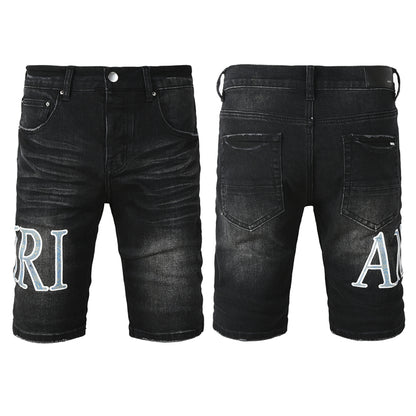 SOLLSALE-AMIRI  Fashion Denim shorts 6005