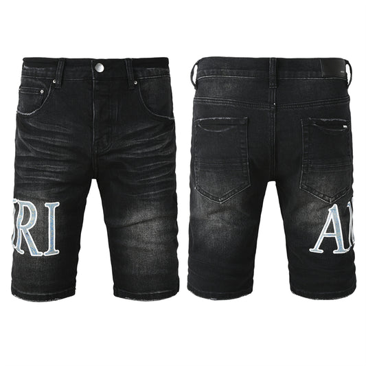SOLLSALE-AMIRI  Fashion Denim shorts 6005