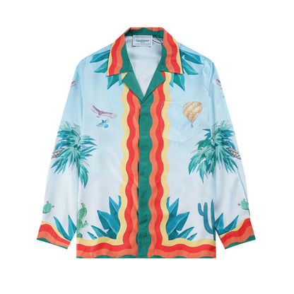 SOLLSALE-Casablanca silk shirt