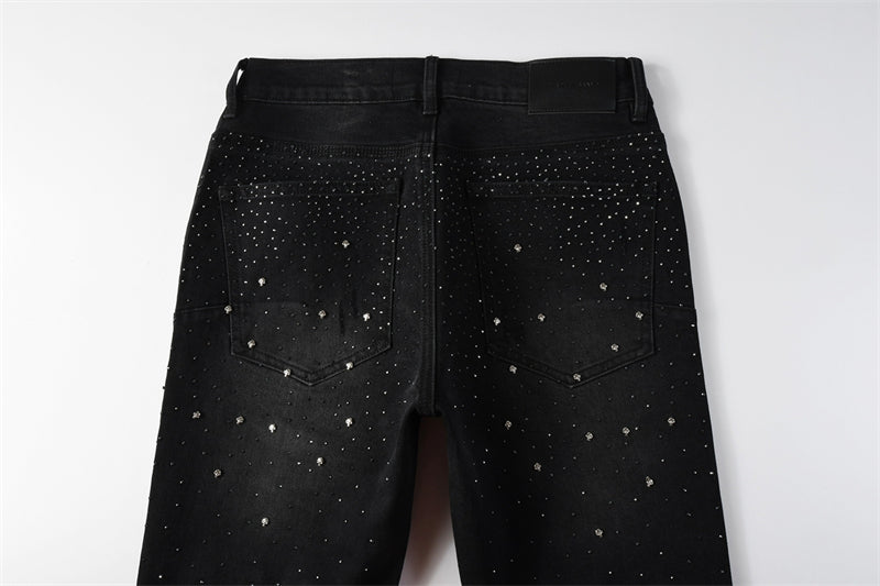 SOLLSALE-PURPLE  Fashion Jeans 9130