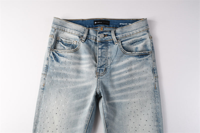 SOLLSALE-PURPLE  Fashion Jeans 9119