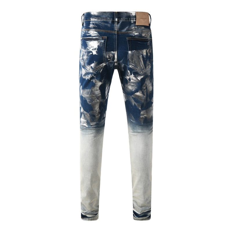 SOLLSALE-PURPLE  Fashion Jeans 9134