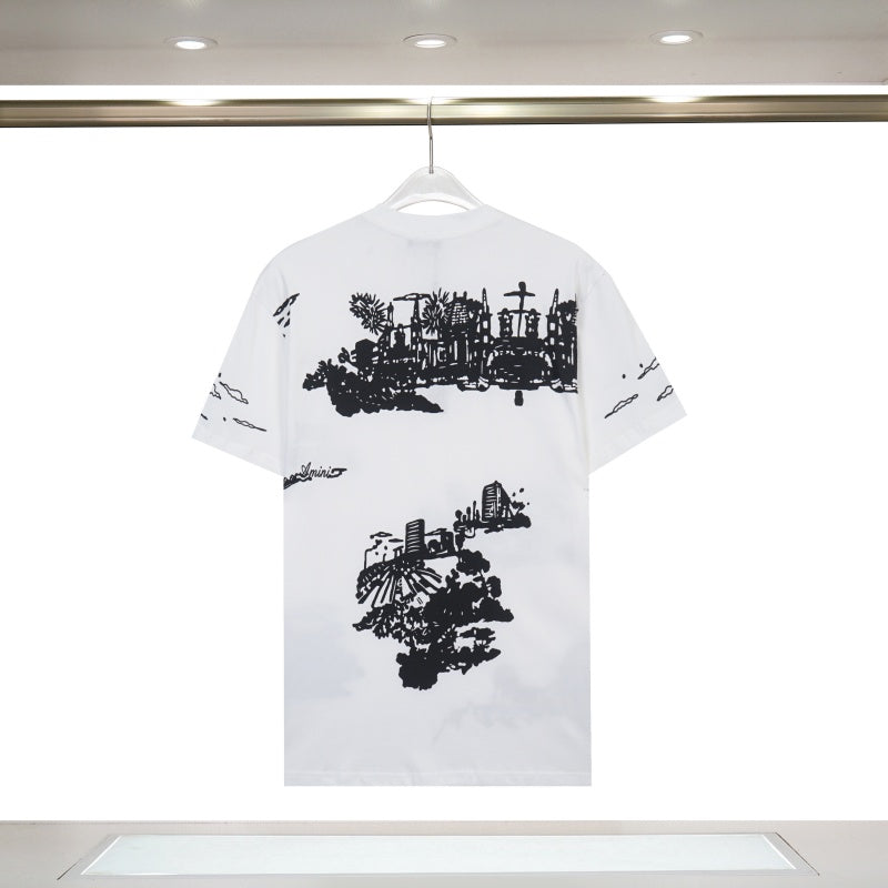 SOLLSALE-AMIRI  fashion T-shirt