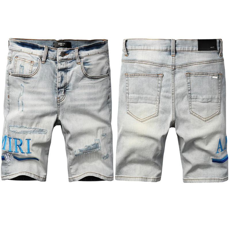 SOLLSALE-AMIRI  Fashion Denim shorts 6012
