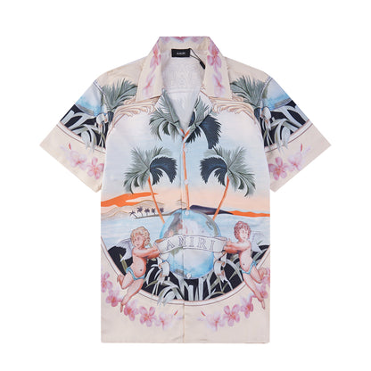 SOLLSALE-AMIRI silk shirt