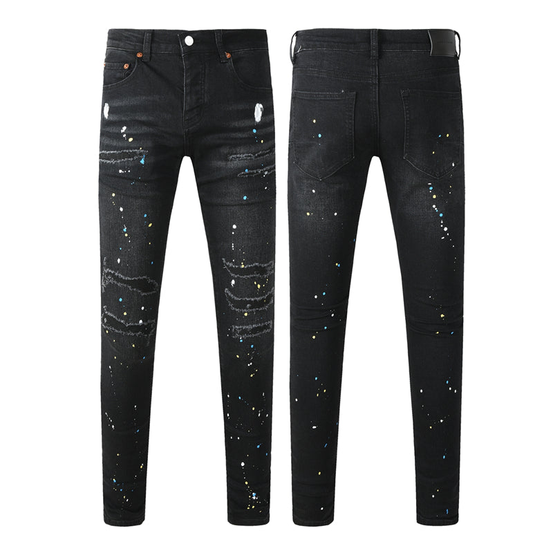 SOLLSALE-PURPLE  Fashion Jeans 9121