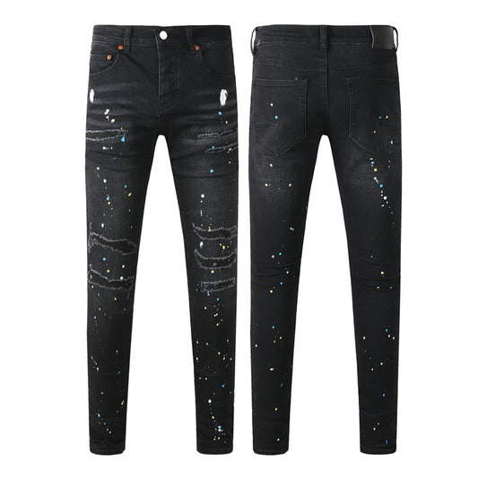SOLLSALE-PURPLE  Fashion Jeans 9121