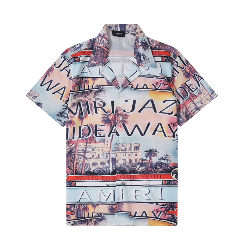 SOLLSALE-AMIRI silk shirt