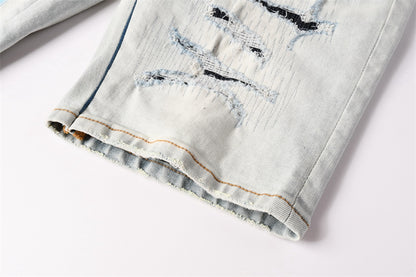 SOLLSALE-AMIRI  Fashion Denim shorts 6006
