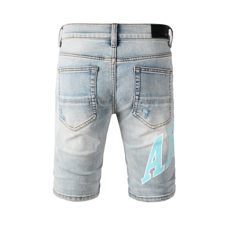 SOLLSALE-AMIRI  Fashion Denim shorts 6007