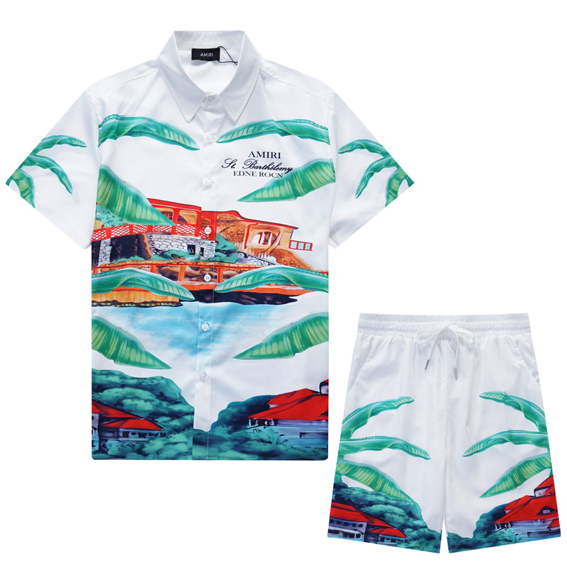 SOLLSALE-AMIRI silk shirt