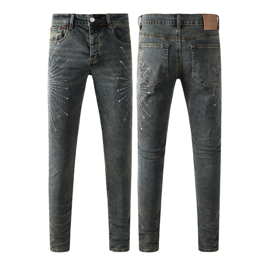 SOLLSALE-PURPLE  Fashion Jeans 9122