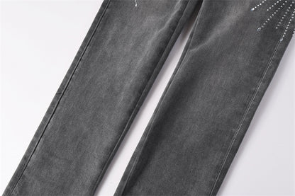 SOLLSALE-PURPLE  Fashion Jeans 9123