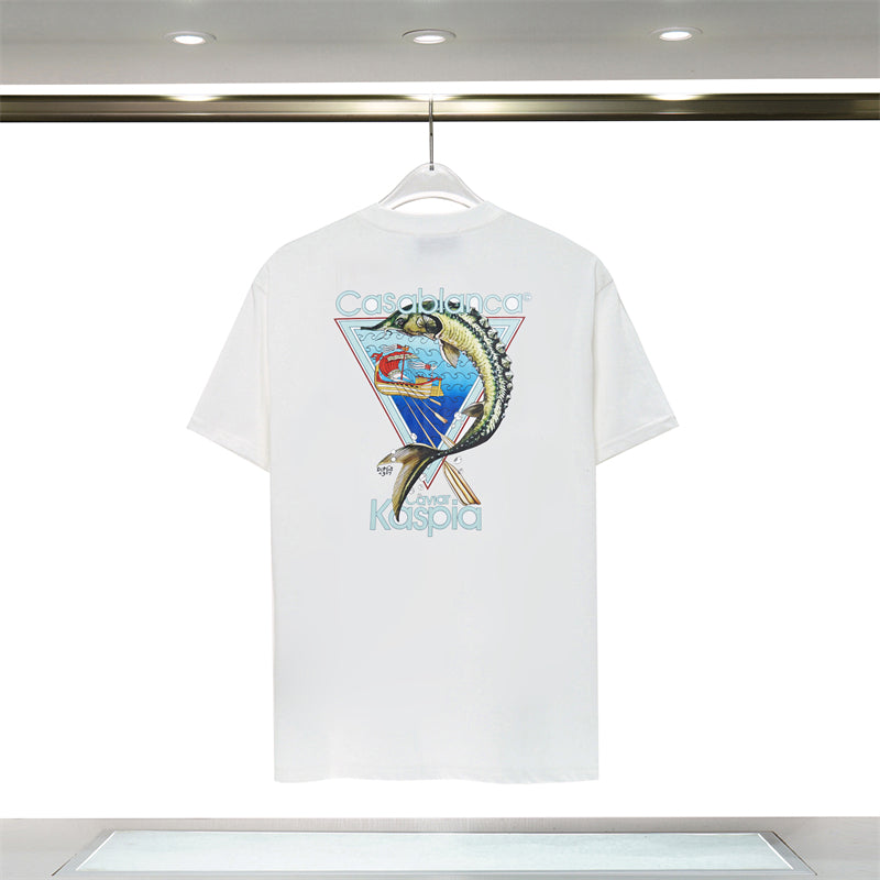 SOLLSALE-Casablanca fashion T-shirt