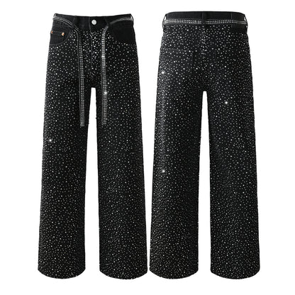 SOLLSALE-PURPLE  Fashion Jeans 9128