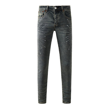 SOLLSALE-PURPLE  Fashion Jeans 9122