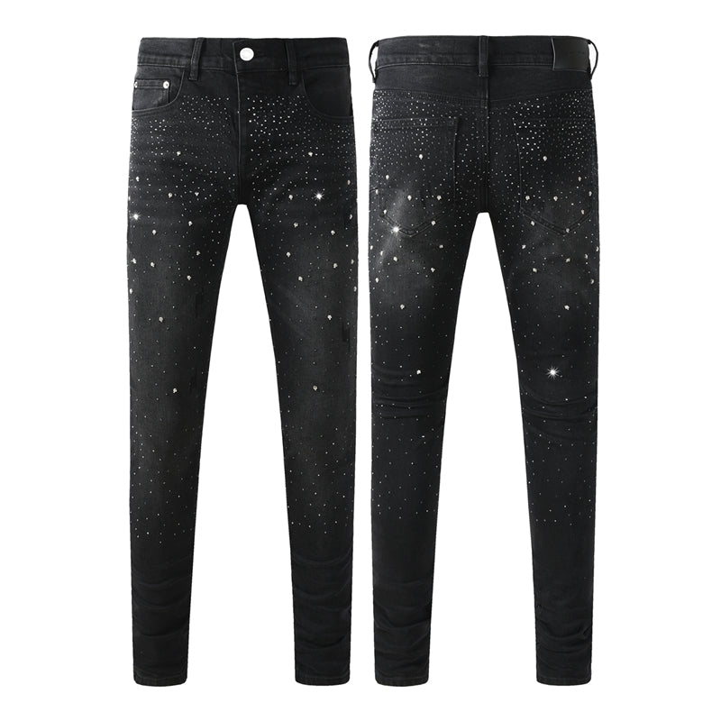 SOLLSALE-PURPLE  Fashion Jeans 9130