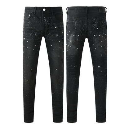 SOLLSALE-PURPLE  Fashion Jeans 9130