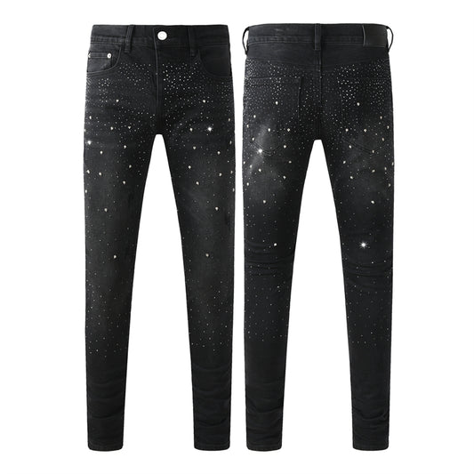 SOLLSALE-PURPLE  Fashion Jeans 9130
