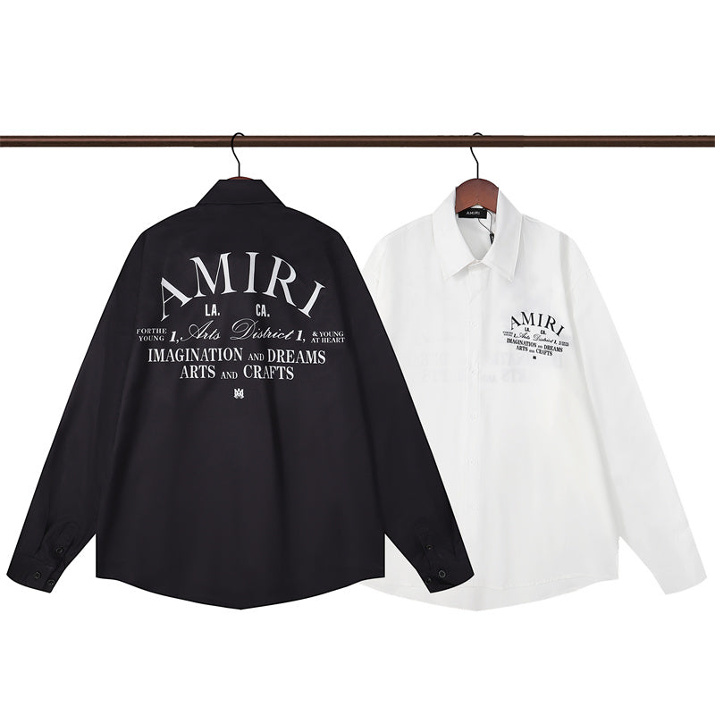 SOLLSALE-AMIRI silk shirt