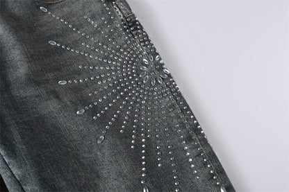 SOLLSALE-PURPLE  Fashion Jeans 9122