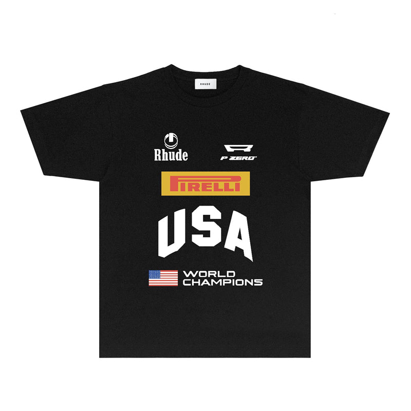 SOLLSALE-RHUDE fashion T-shirt