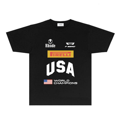 SOLLSALE-RHUDE fashion T-shirt