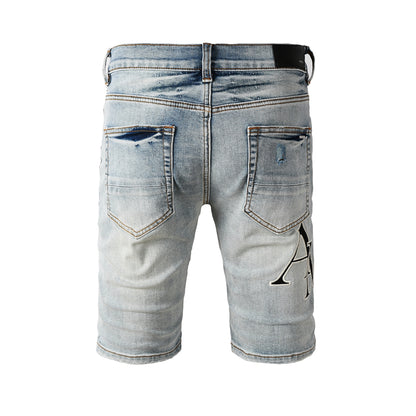 SOLLSALE-AMIRI  Fashion Denim shorts 6003