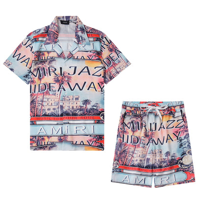 SOLLSALE-AMIRI silk shirt