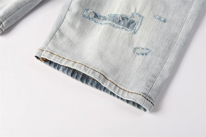 SOLLSALE-AMIRI  Fashion Denim shorts 6012