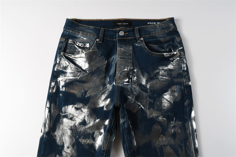 SOLLSALE-PURPLE  Fashion Jeans 9134