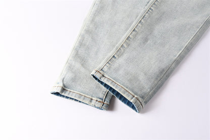 SOLLSALE-PURPLE  Fashion Jeans 9127