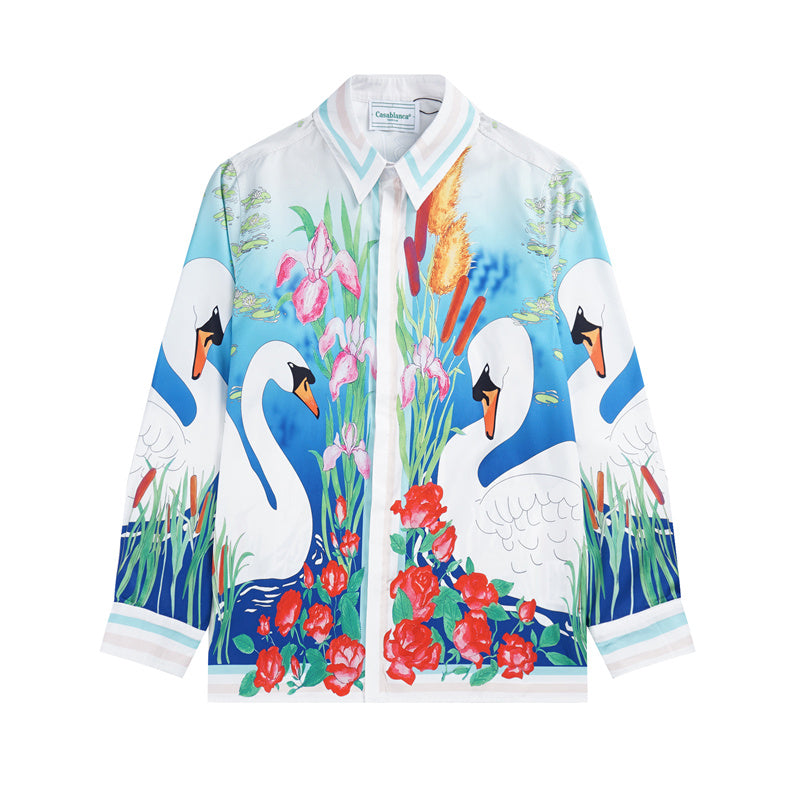 SOLLSALE-Casablanca silk shirt