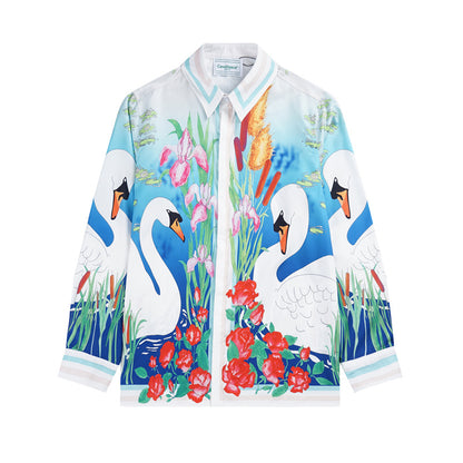 SOLLSALE-Casablanca silk shirt