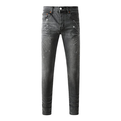 SOLLSALE-PURPLE  Fashion Jeans 9123