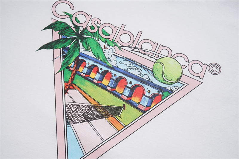SOLLSALE-Casablanca fashion T-shirt