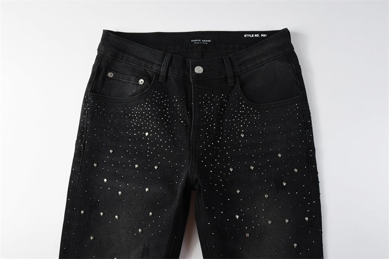 SOLLSALE-PURPLE  Fashion Jeans 9130