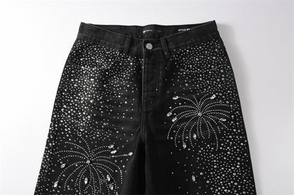SOLLSALE-PURPLE  Fashion Jeans 9125