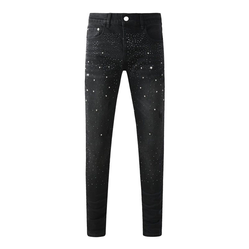 SOLLSALE-PURPLE  Fashion Jeans 9130
